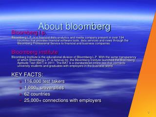 About bloomberg
