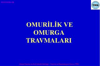 omur l k ve omurga travmalari