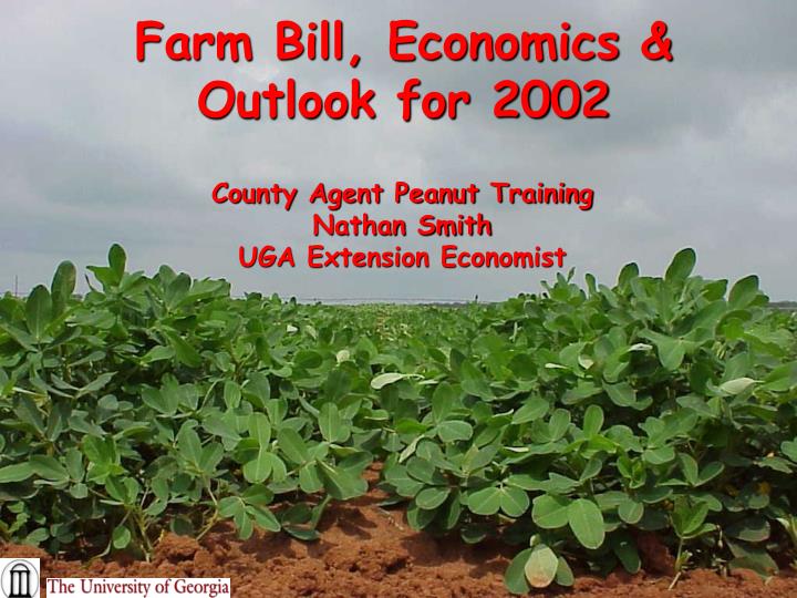 farm bill economics outlook for 2002
