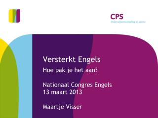 versterkt engels
