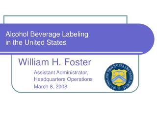 Alcohol Beverage Labeling in the United States