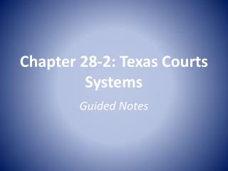chapter 28 2 texas courts systems