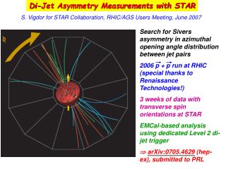 Di-Jet Asymmetry Measurements with STAR