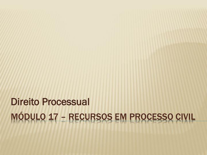 direito processual