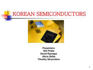 KOREAN SEMICONDUCTORS