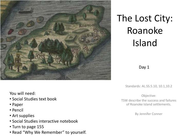 the lost city roanoke island