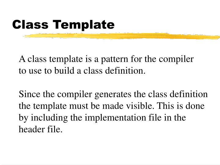 class template