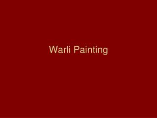 Warli Painting