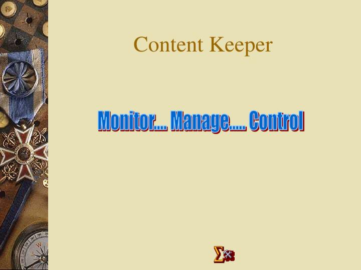 content keeper