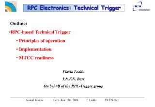 RPC Electronics: Technical Trigger