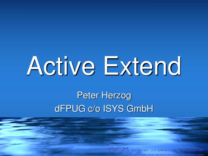 active extend
