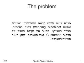 The problem