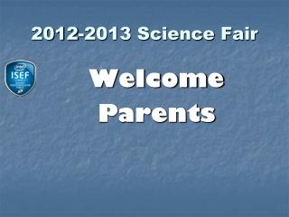 2012-2013 Science Fair