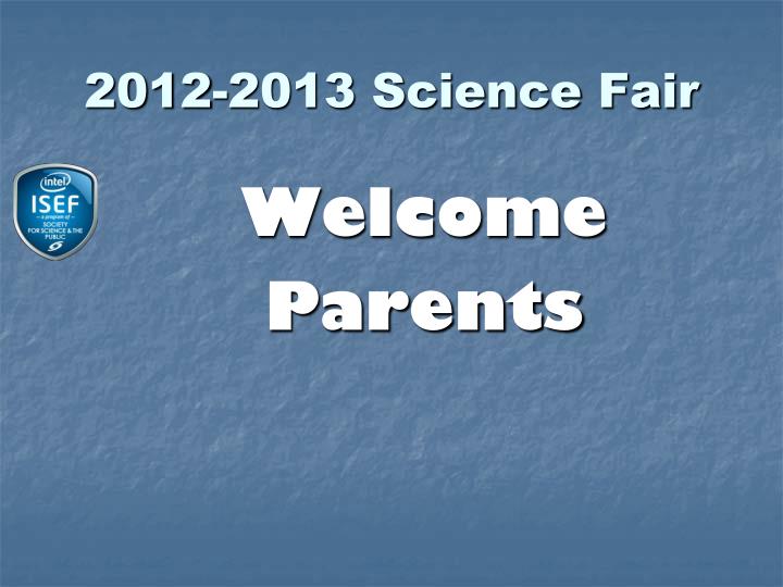 2012 2013 science fair