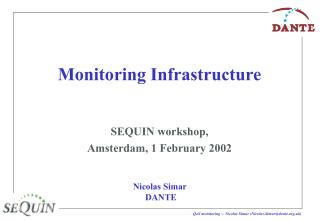 Monitoring Infrastructure
