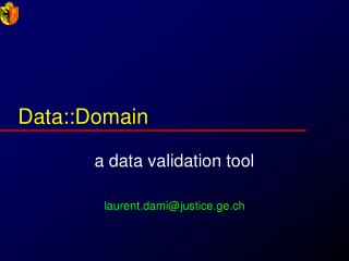 Data::Domain