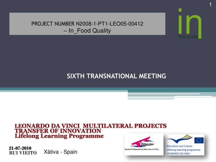 sixth transnational meeting