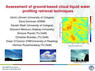 Assessment of ground-based cloud liquid water profiling retrieval techniques
