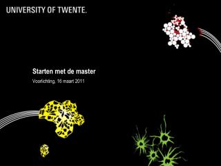 starten met de master
