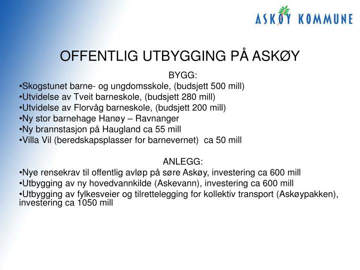 offentlig utbygging p ask y