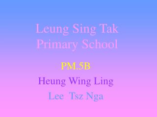 Leung Sing Tak Primary School