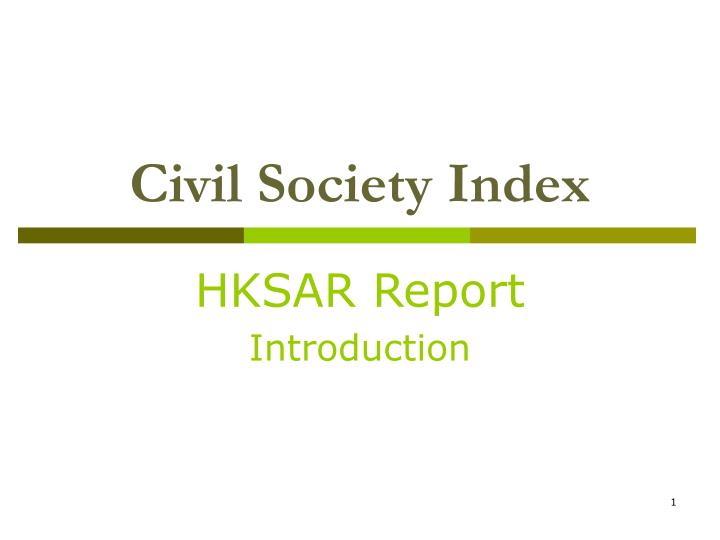 civil society index