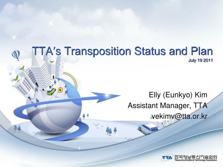 tta s transposition status and plan july 19 2011