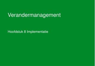 verandermanagement