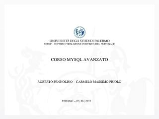 sefoc settore formazione continua del personale