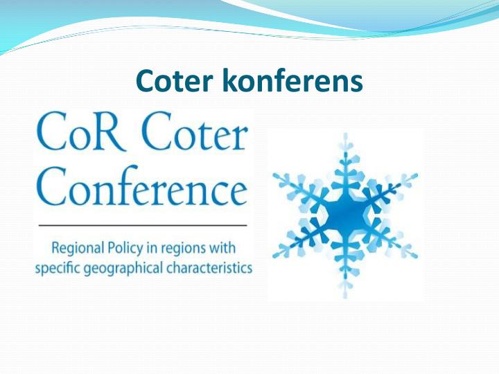 coter konferens
