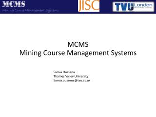 MCMS Mining Course Management Systems