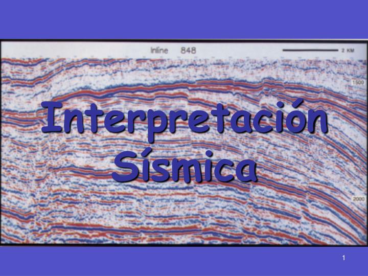 interpretaci n s smica