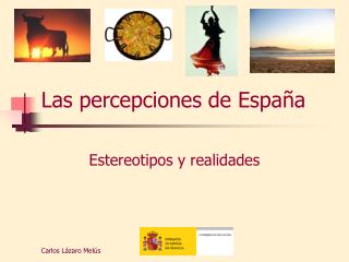 las percepciones de espa a