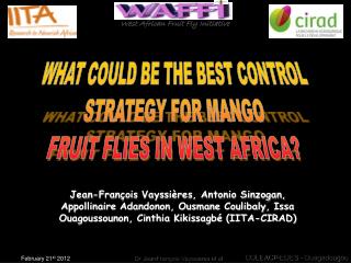 West African Fruit Fly Initiative