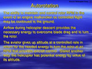 Autorotation