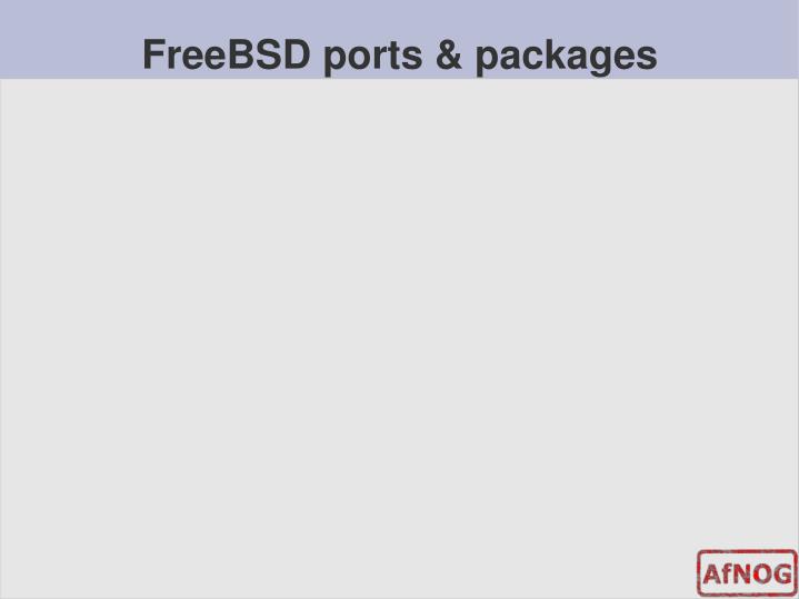 freebsd ports packages