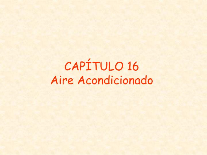 cap tulo 16 aire acondicionado