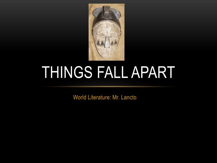 things fall apart