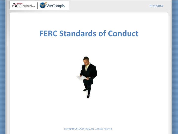 ferc standards of conduct