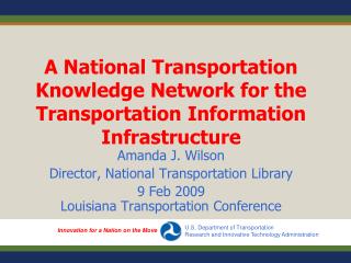 A National Transportation Knowledge Network for the Transportation Information Infrastructure