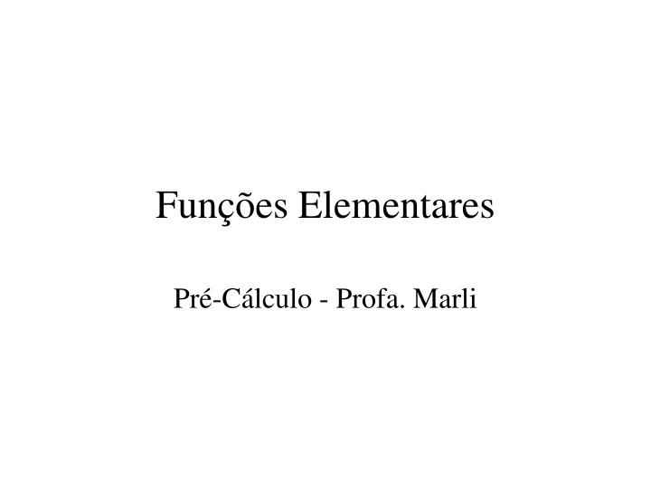 fun es elementares