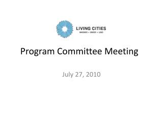 Program Committee Meeting
