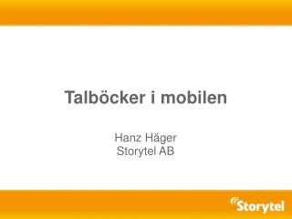 hanz h ger storytel ab