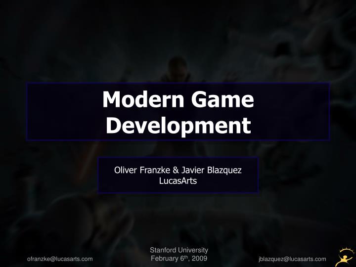 modern game development