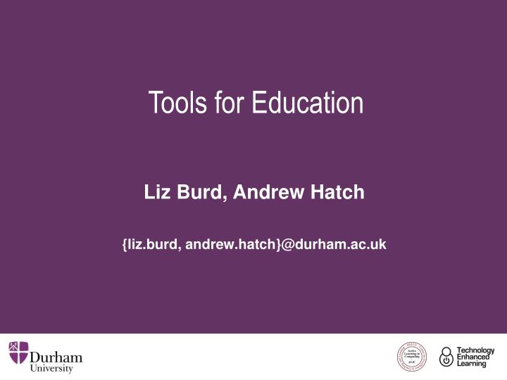 tools for education
