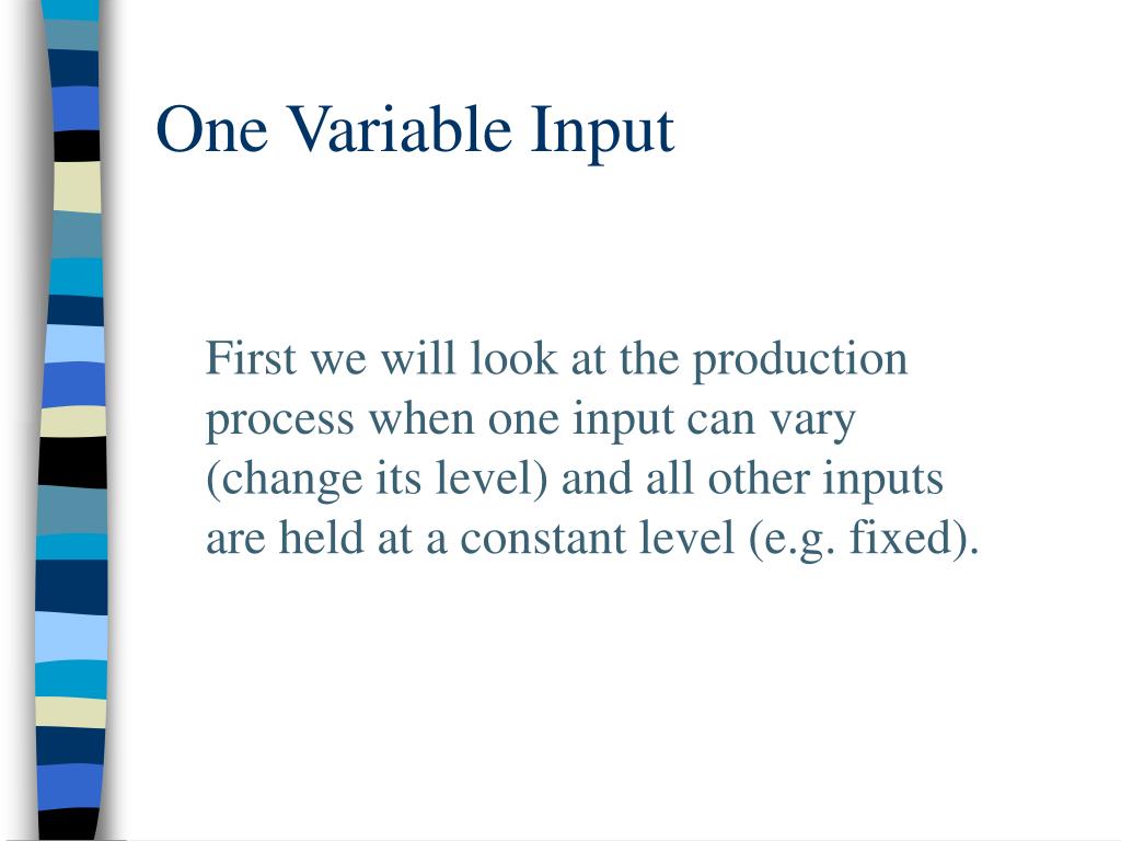 PPT - One Variable Input PowerPoint Presentation, free download - ID ...