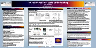 The neuroscience of social understanding John Barresi Dalhousie University