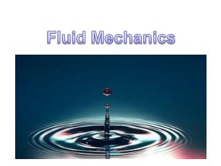 Fluid Mechanics