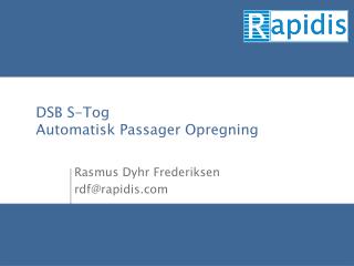 dsb s tog automatisk passager opregning