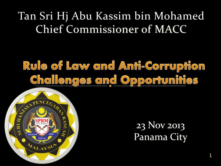 rule of law and anti corruption challenges and opportunities